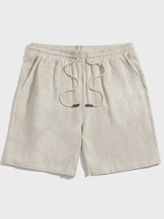 Manfinity Homme Loose Fit Men's Drawstring Waist Shorts