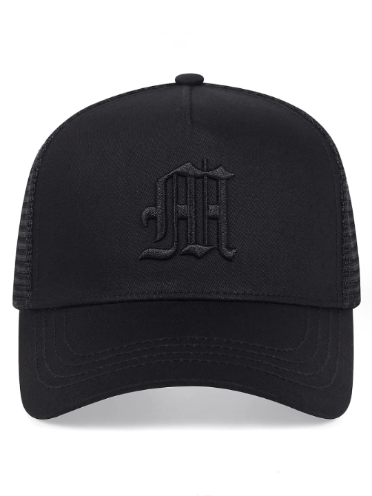 Men Letter Embroidery Trucker Hat For Daily Life and Outdoor