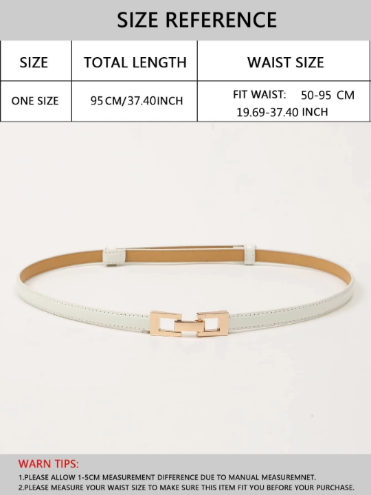 Symmetrical Buckle Belt