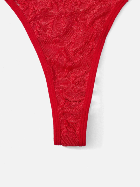 Classic Sexy Floral Lace Underwire Lingerie Set