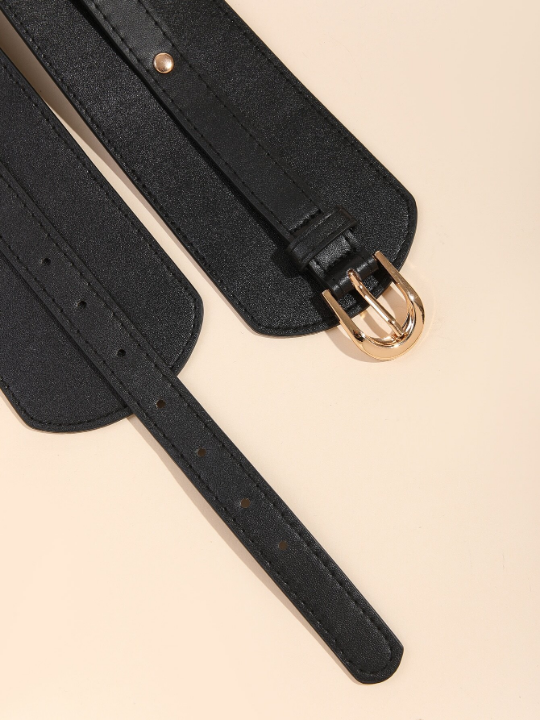 1pc Multicolor Single-buckle Women's Waist Belt For Dress, Daily Wear