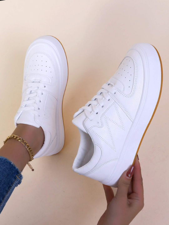 Women's Chunky Platform Color Block Casual Athletic Sneakers