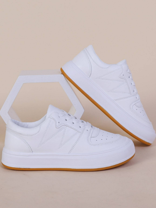 Women's Chunky Platform Color Block Casual Athletic Sneakers