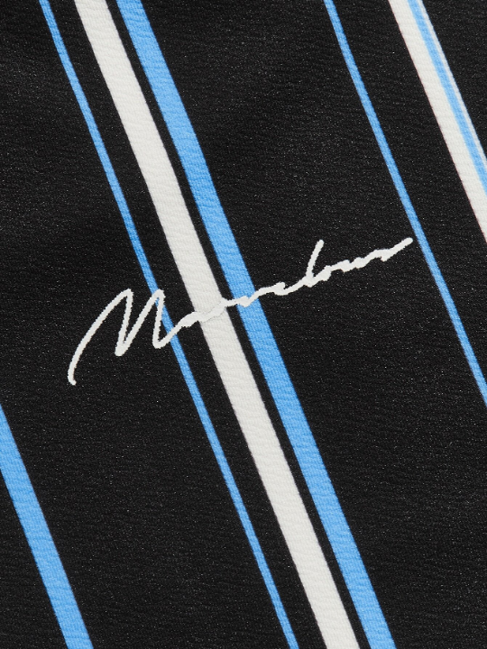 Manfinity Homme Men Letter Graphic Striped Tee