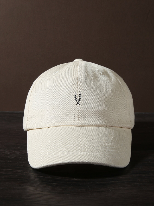 Men Leaf Print Baseball Cap