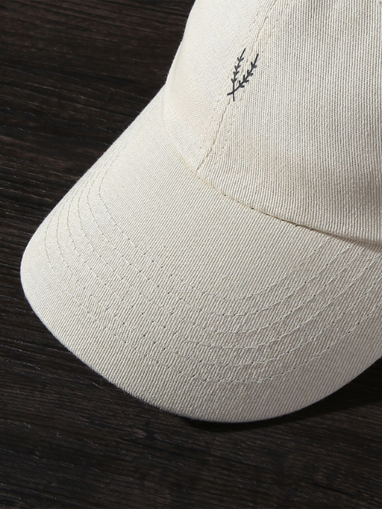 Men Leaf Print Baseball Cap