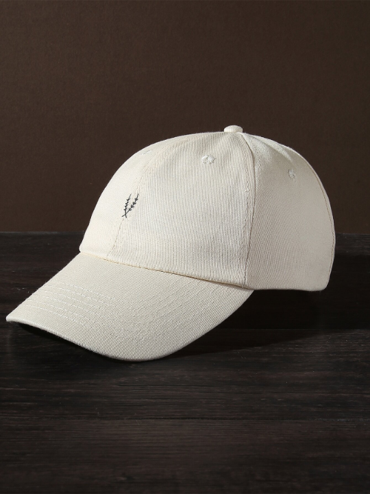 Men Leaf Print Baseball Cap