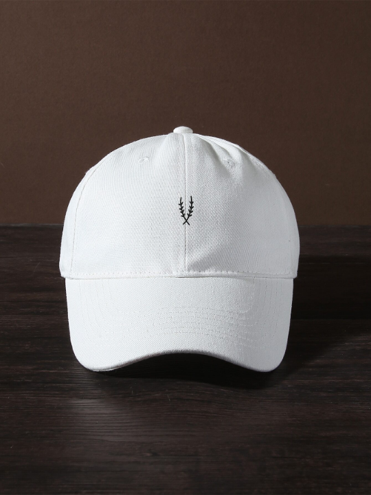 Men Leaf Print Baseball Cap