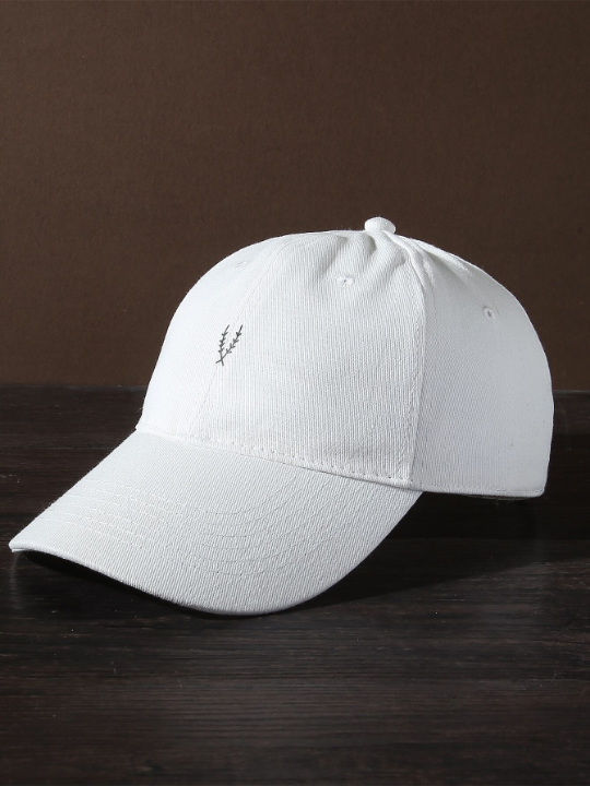 Men Leaf Print Baseball Cap