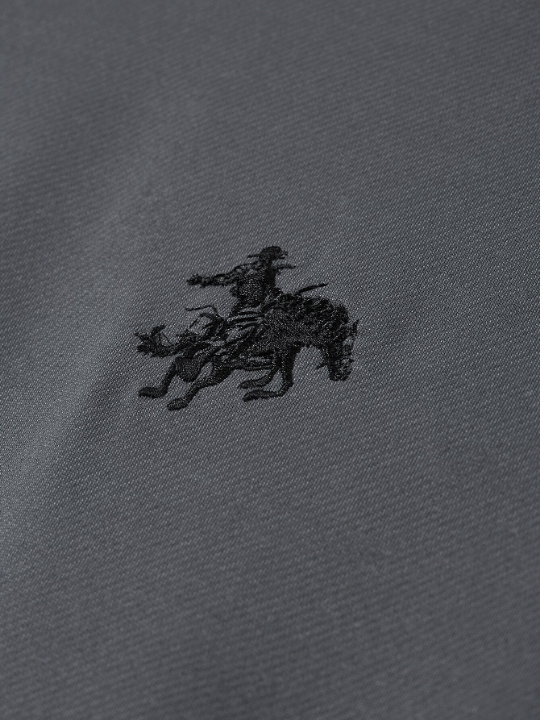 Manfinity Homme Men Figure & Horse Embroidery Tee