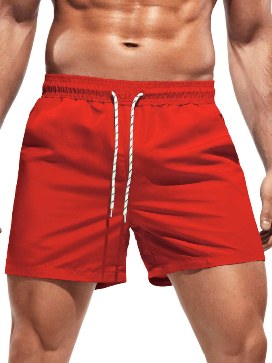 Manfinity Swimmode Men Solid Swim Trunks