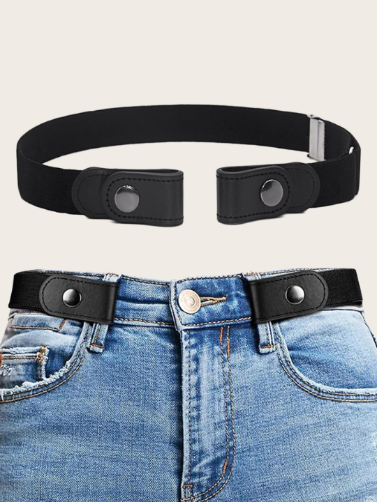 1pc invisible belt lady's casual stretch stretch stretch jeans belt