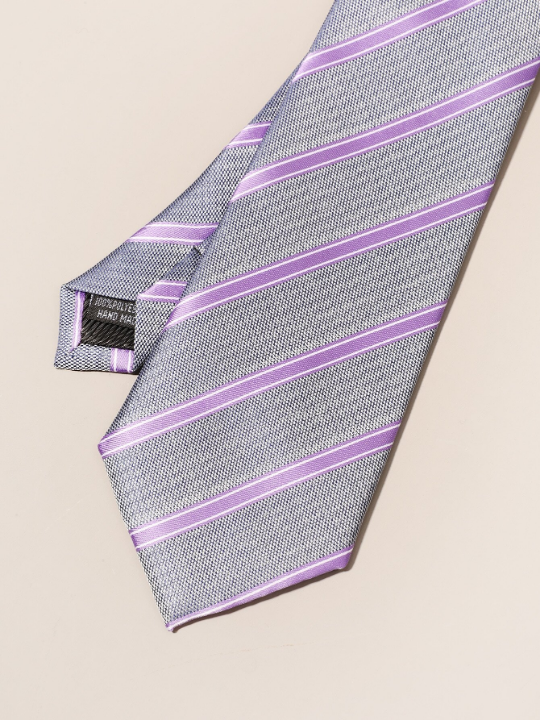 1pc Men Striped Tie Stylish Design Tie Versatile For All Occasions