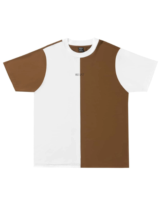 Manfinity Homme Men Two Tone Letter Graphic Tee