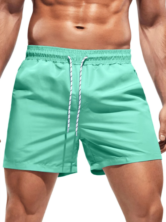 Manfinity Swimmode Men Solid Swim Trunks