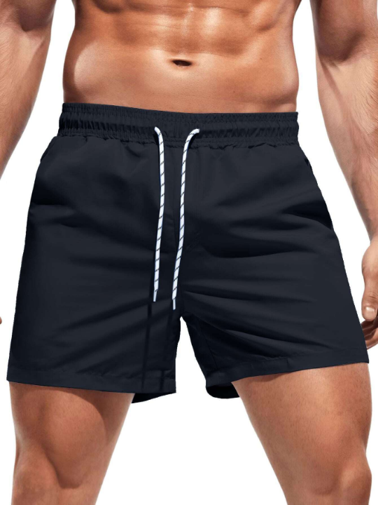 Manfinity Swimmode Men Solid Swim Trunks