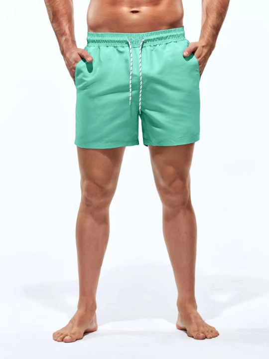 Manfinity Swimmode Men Solid Swim Trunks