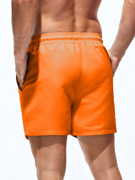 Manfinity Swimmode Men Solid Swim Trunks