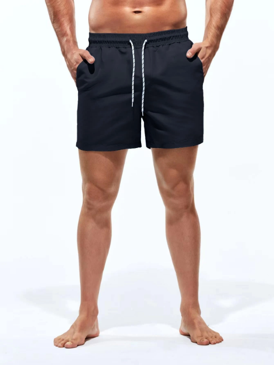 Manfinity Swimmode Men Solid Swim Trunks