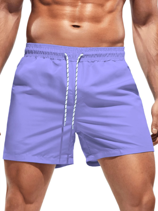 Manfinity Swimmode Men Solid Swim Trunks