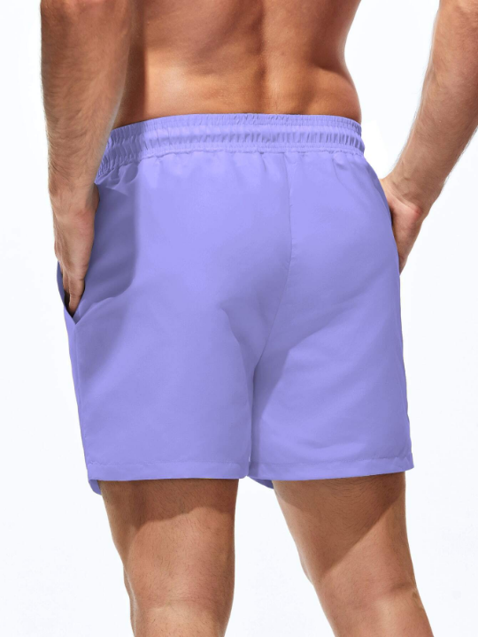 Manfinity Swimmode Men Solid Swim Trunks