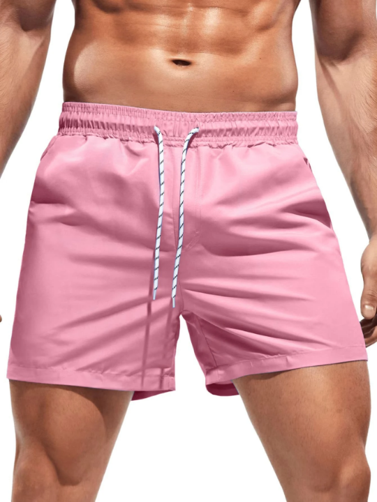 Manfinity Swimmode Men Solid Swim Trunks