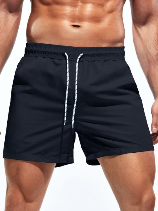 Manfinity Swimmode Men Solid Swim Trunks