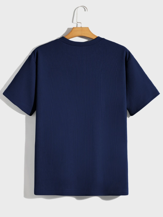 Manfinity Basics Loose Fit Men's Solid Color Drop Shoulder T-Shirt