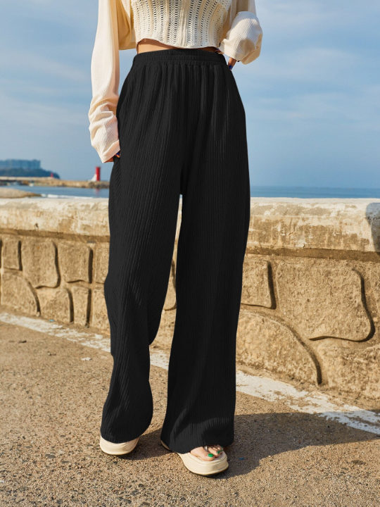 DAZY Slant Pocket Wide Leg Pants