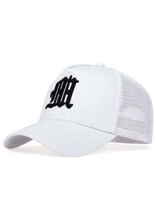 Men Letter Embroidery Trucker Hat