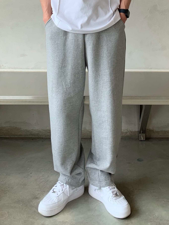 DAZY Men Cotton Slant Pocket Sweatpants