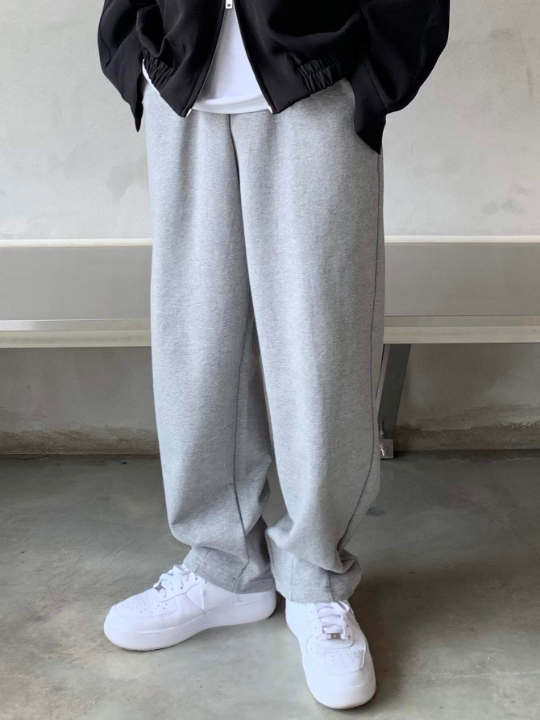 DAZY Men Cotton Slant Pocket Sweatpants