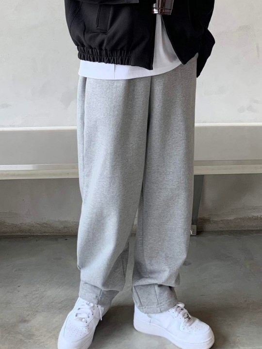 DAZY Men Cotton Slant Pocket Sweatpants