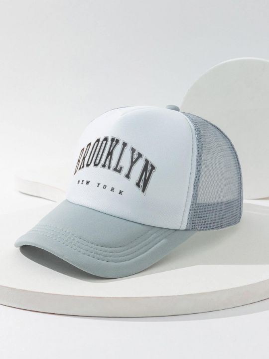 Men Letter Graphic Trucker Hat