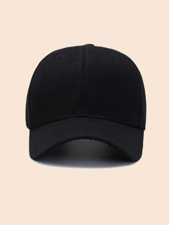 1pc Men Accessories Plain Baseball Cap, Stay Stylish And Comfortable With This Men's Baseball Cap For Daily Life