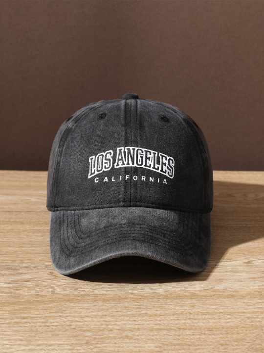 Men Letter Graphic Baseball Cap