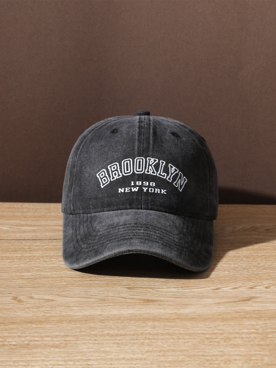 Men Letter Graphic Baseball Cap