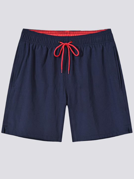 Manfinity Swimmode Men Drawstring Waist Swim Trunks