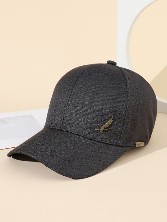 Men Wheat Decor Baseball Cap