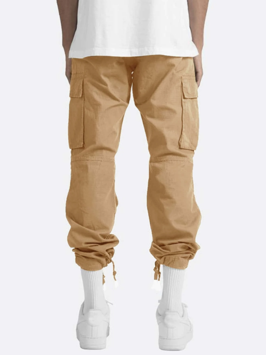 Manfinity Hypemode Men Flap Pocket Drawstring Waist Pants