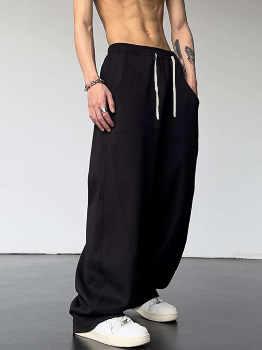 Manfinity Hypemode Loose Men's Drawstring Waist Slant Pocket Sweatpants