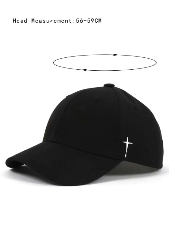 1pc Men Trucker Hat, Geometric Embroidered Baseball Cap For Daily Life and Outdoor