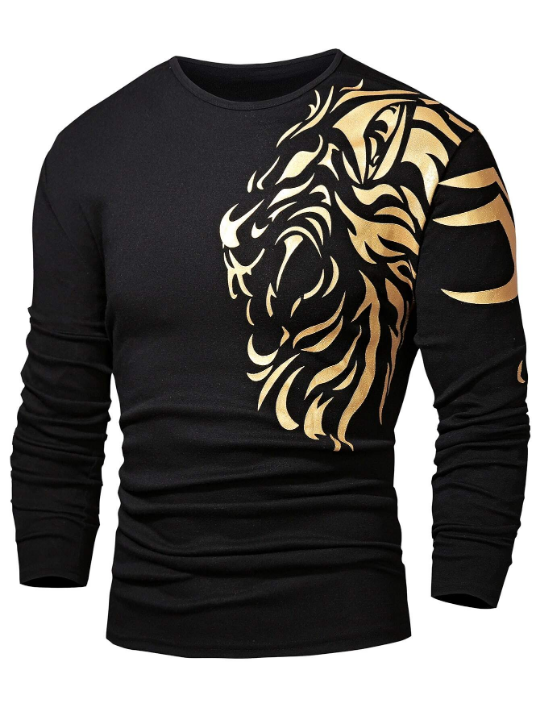 Manfinity LEGND Men Abstract Animal Print Tee