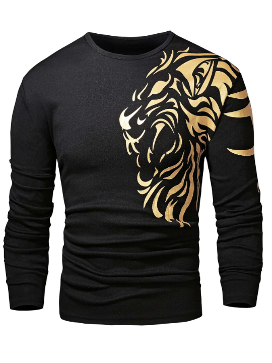 Manfinity LEGND Men Abstract Animal Print Tee