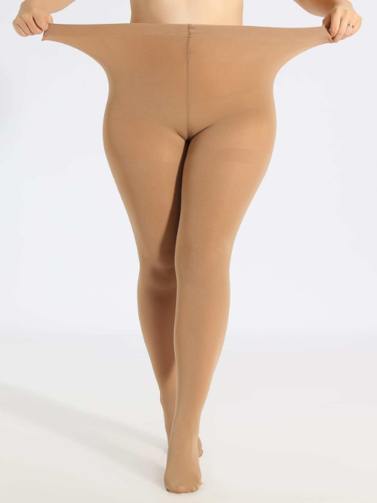 Solid Plus Size Tights