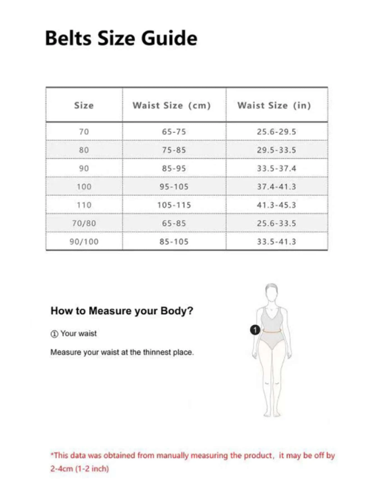 Twist Detail Round Buckle Belt