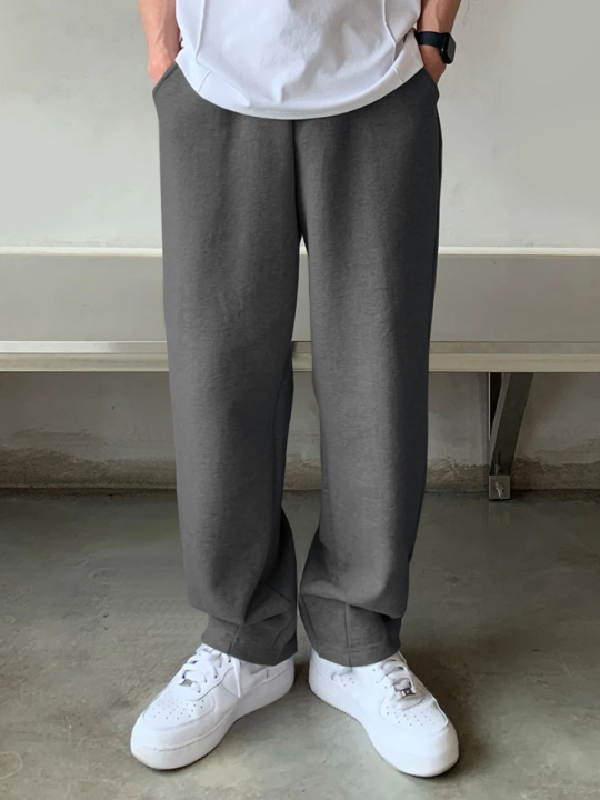 DAZY Men Cotton Slant Pocket Sweatpants