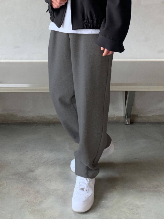 DAZY Men Cotton Slant Pocket Sweatpants