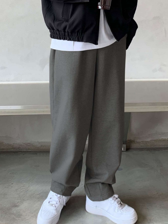 DAZY Men Cotton Slant Pocket Sweatpants