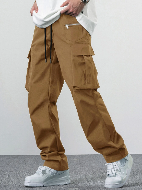 Manfinity EMRG Loose Men's Drawstring Waist Cargo Pants